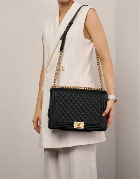 black chanel boy bag sizes|chanel boy bag beige.